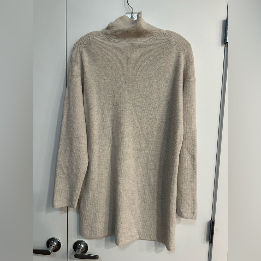 BABATON Cream Turtleneck Sweater Dress - Picture 6 of 7